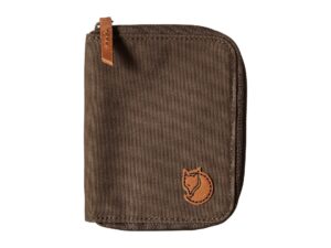 fjallraven zip wallet - dark olive