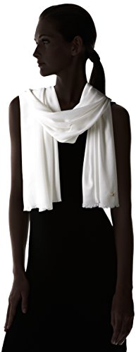 Calvin Klein Women's Pashmina Scarf, eggshell solid, One Size