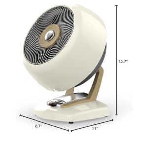 Vornado VHEAT Vintage Metal Heater, Vintage White, Whole Room