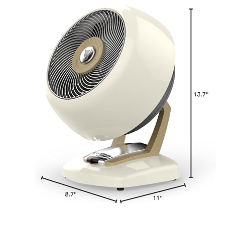 Vornado VHEAT Vintage Metal Heater, Vintage White, Whole Room