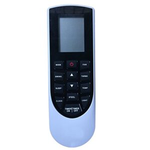 replacement for gree air conditioner remote control model number: yan1f1f yan1f1 works for livs12hp115v1ah livs12hp230v1ah livs18hp230v1ah livs24hp230v1ah livs30hp230v1ah livs36hp230v1ah