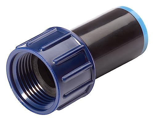 Rain Bird CA075710X Drip Irrigation Easy Fit Faucet/Garden Hose Adapter, 3/4" Female Hose Thread, .710" Diameter