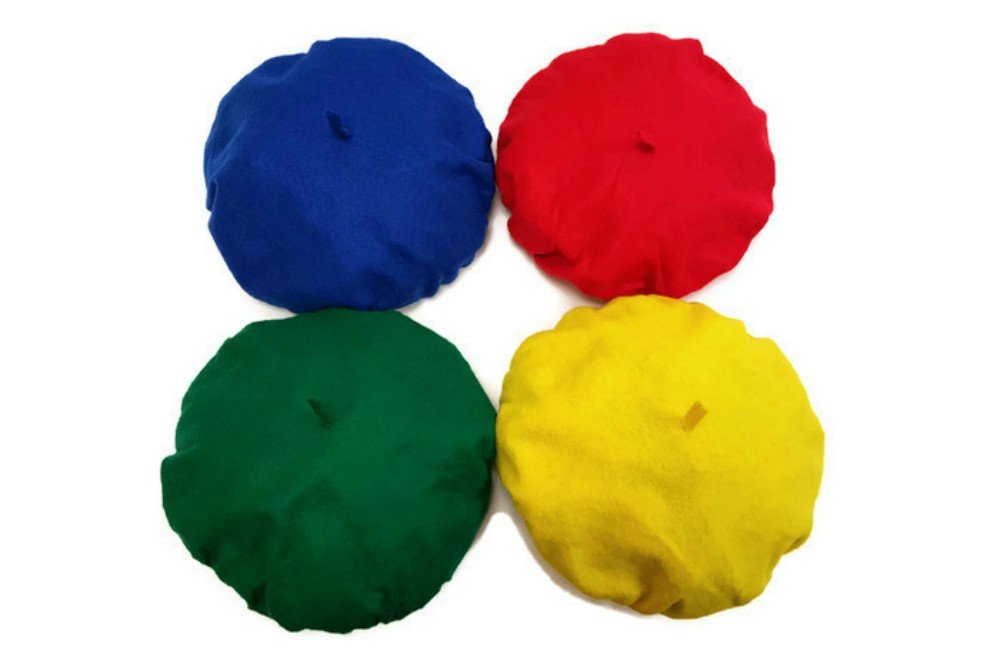 Dondor Enterprises Felt Berets For Children and Teenagers (12 Pack)