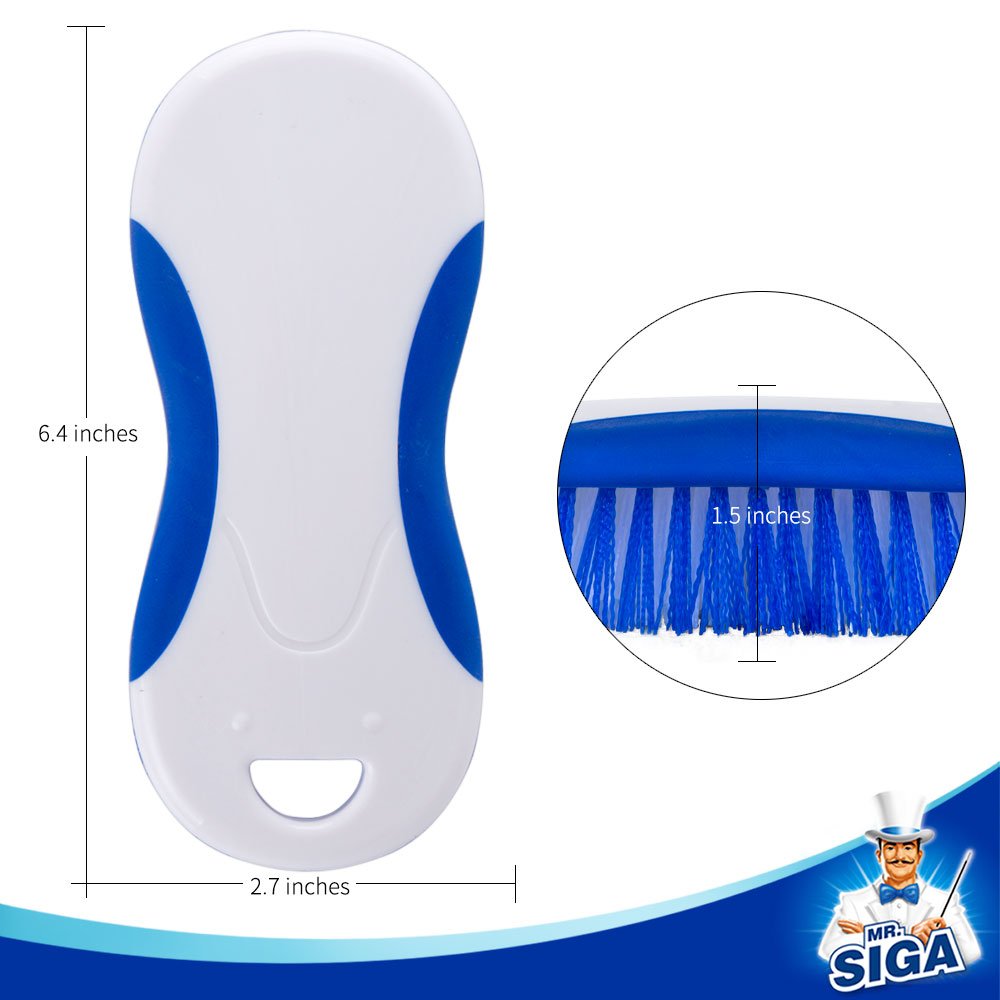 MR.SIGA Multi Purpose Heavy Duty Scrub Brush - Pack of 2