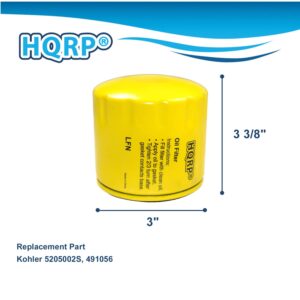 HQRP Oil Filter compatible with Kohler 7000 Series KT715-745, Courage SV470-610 SV710-740, Confidant ZT710-740, Aegis LH630-LH755 LV625 LV675 LV680 Series Lawnmower Engines