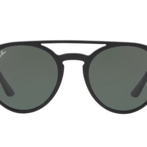 Ray-Ban Rb4279f Asian Fit Round Sunglasses, Black/Green, 51 mm