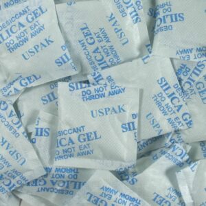 uspak silica gel desiccant packs 5 gram 50 packets drying agent moisture absorber dehumidifiers for storage food safes