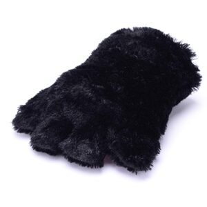 Odema Womens Winter Warm Gloves Cosplay Cat Paw All Cover Mittens for Girls