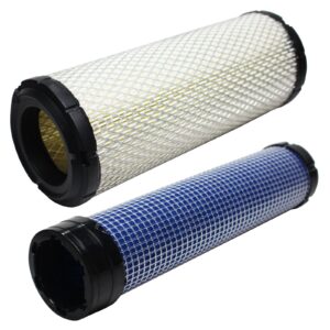 replacement for snapper pro s200 air filter & inner air filter - compatible with snapper pro 2508304-s inner air filter & 2508301-s filter