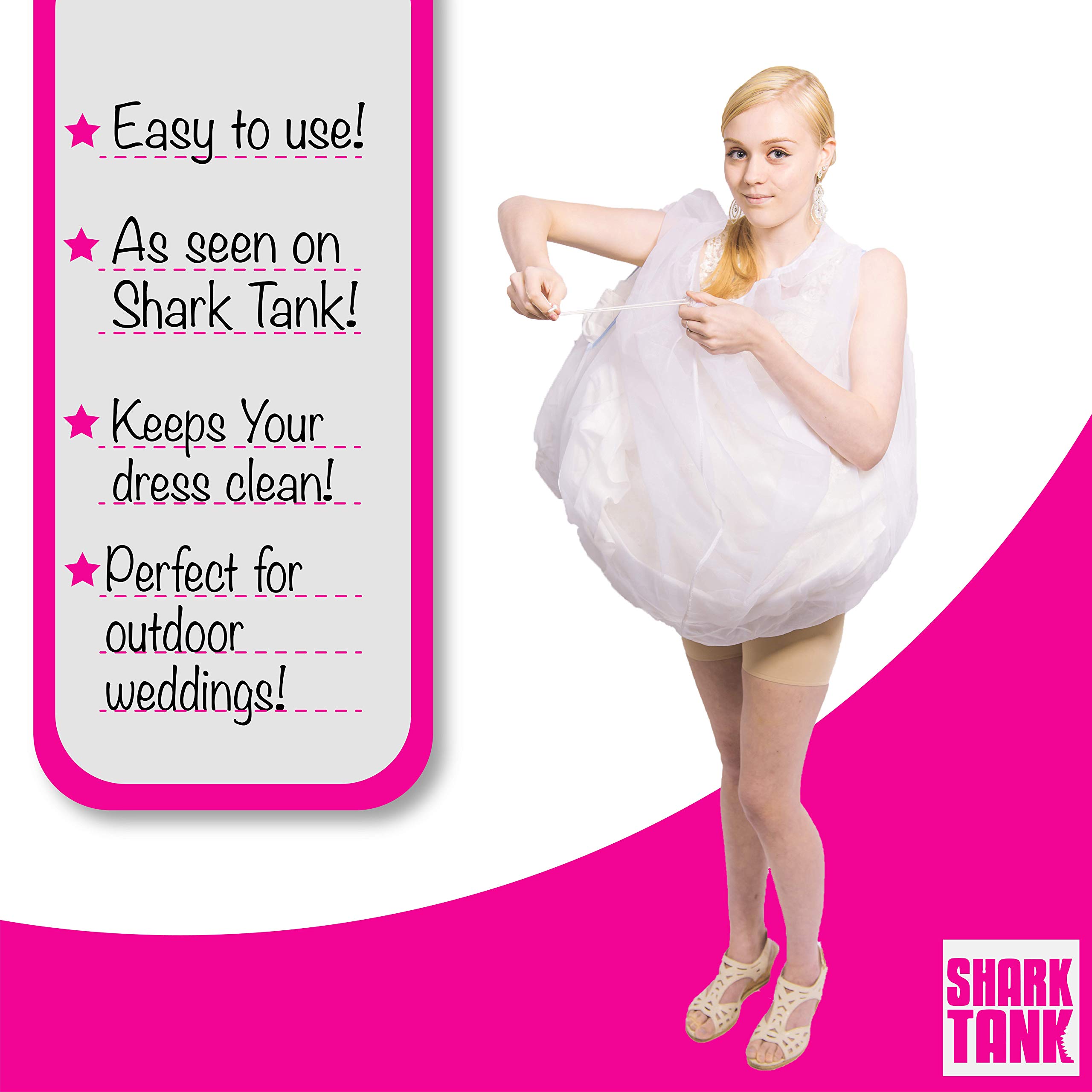 Bridal Buddy Wedding Dress Slip Drawstring Underskirt Accessory – As Seen on Shark Tank