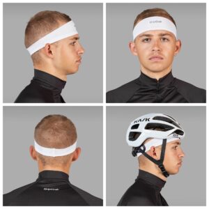 GripGrab Summer Cycling Sweatband Lightweight Breathable Under Helmet Sweatband Running Headband Cycling Helmet Liner Thin