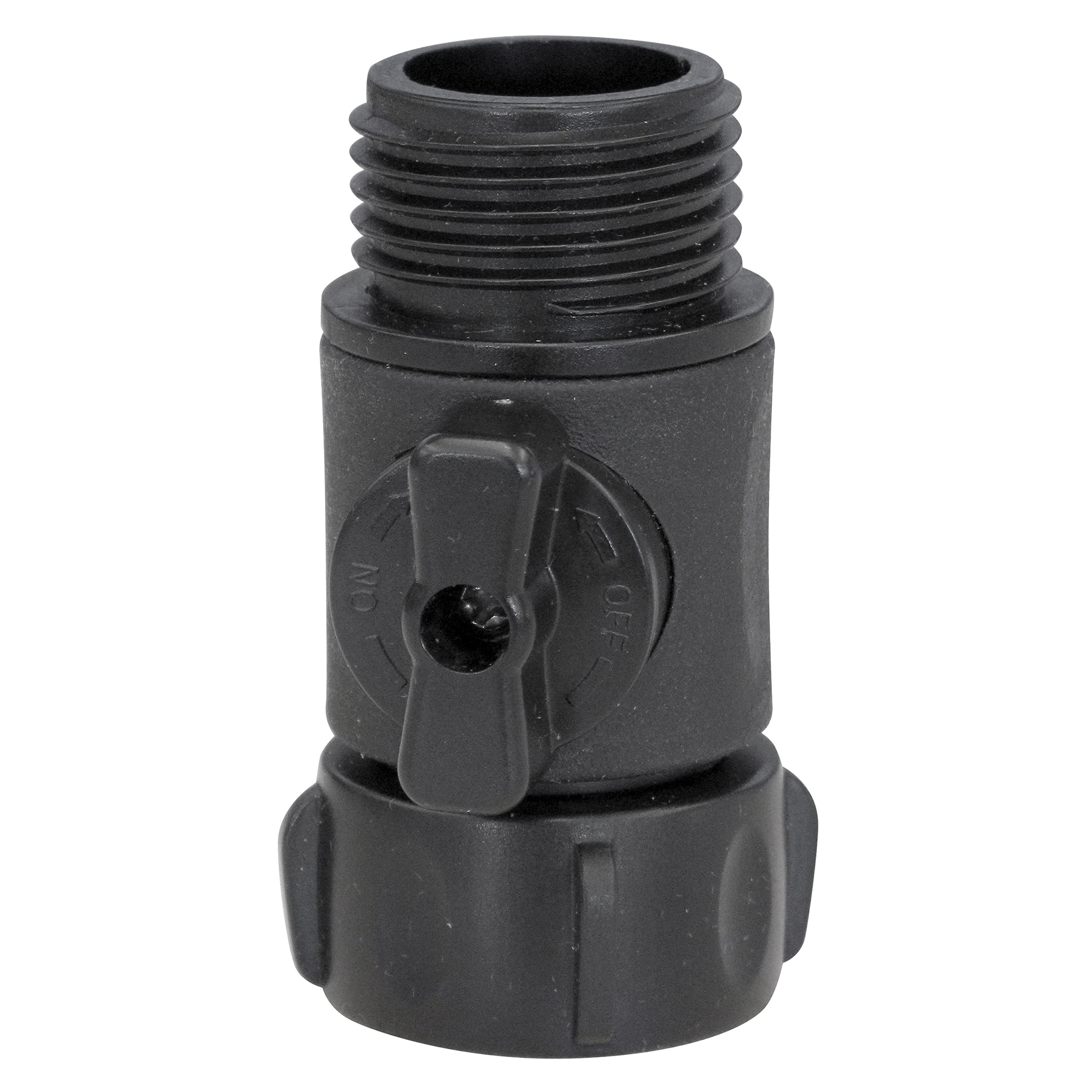 Fimco 7771873 (OEM No. 5143419) Single Shut-Off Valve for Lawn & Garden Sprayers with Manifolds, 3/4" Orifice Size, Black Nylon