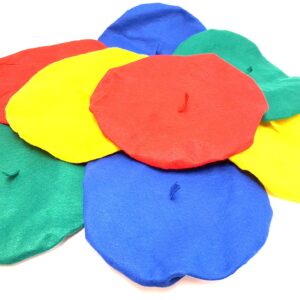 Dondor Enterprises Felt Berets For Children and Teenagers (12 Pack)