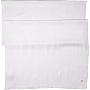 Calvin Klein Women's Pashmina Scarf, eggshell solid, One Size