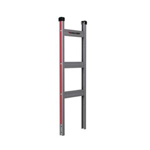 Magliner NPKC16G2C5H-V Aluminum Brake Hand Truck, Frame Extension, Double Grip Handle, 18" x 9" Nose, 10" Wheels, Stair Climbers, 500 lb. Capacity, 60" Height, 21.5" Width, 20.5" Length