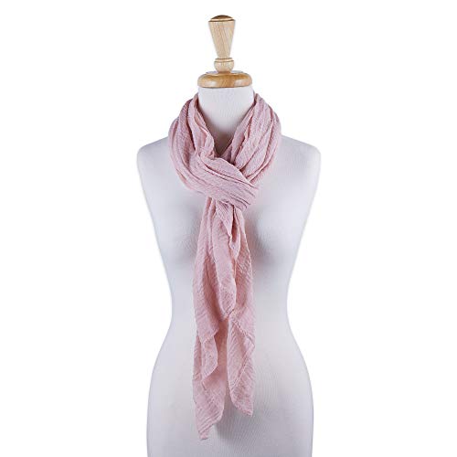 Hadley Wren Women's Lightweight Summer Insect Shield Scarf, Classic Light Pink, One Size