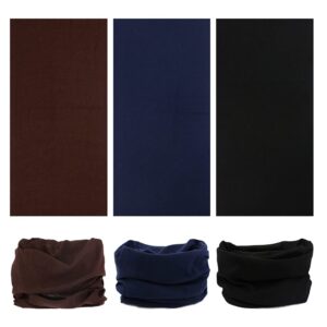 VANCROWN Headwear Head Wrap Sport Headband Sweatband 220 Patterns Magic Scarf 12PCS & 6PCS 12 in 1 (12PCS.Solid Color)