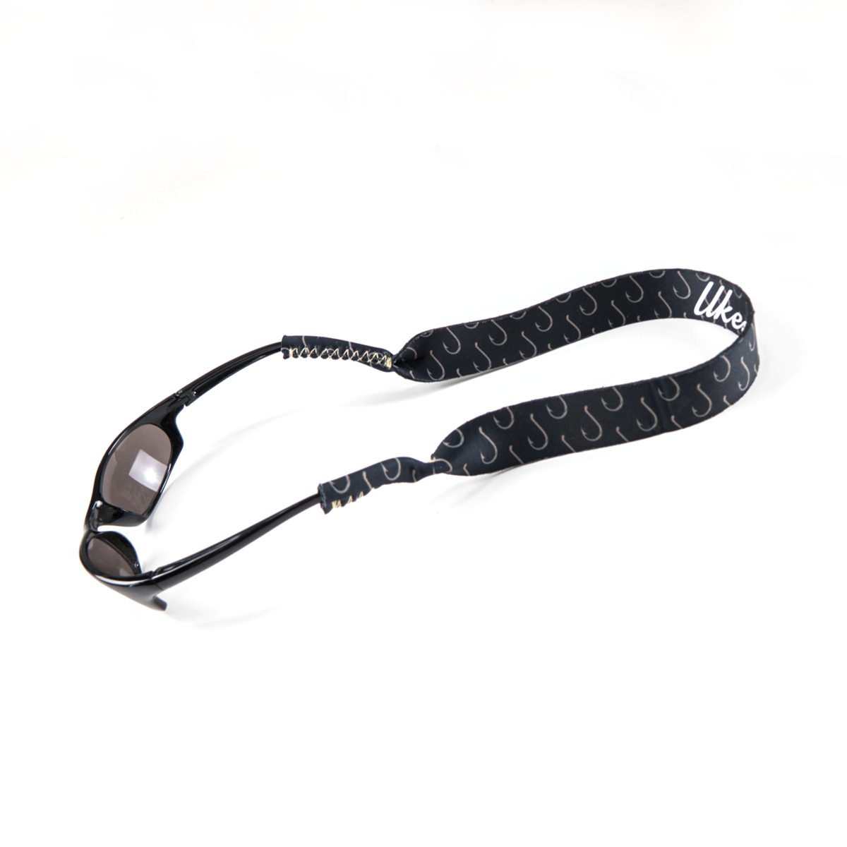 Ukes Premium Sunglass Strap - Durable & Soft Glasses Strap Designed with Floating Neoprene Material - Secure fit for Your Glasses and Eyewear. (The Captain Hooks)