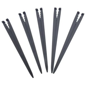 cozyou 50 pcs irrigation support stakes for 1/4-inch drip tubing