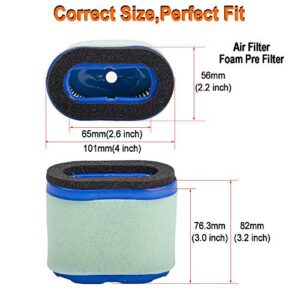 HIFROM Air Filter Pre Cleaner Replacement for Intek 121600 OHV Engine 498596 690610 697029 5059h 4207 30-033 John Deere M147431 + 273356s Filter Pre-Cleaner