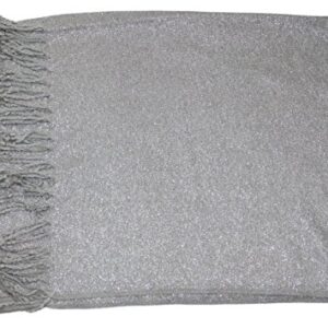 Ted and Jack - Dreams of Stardom Sparkling Metallic Pashmina Scarf in Silver