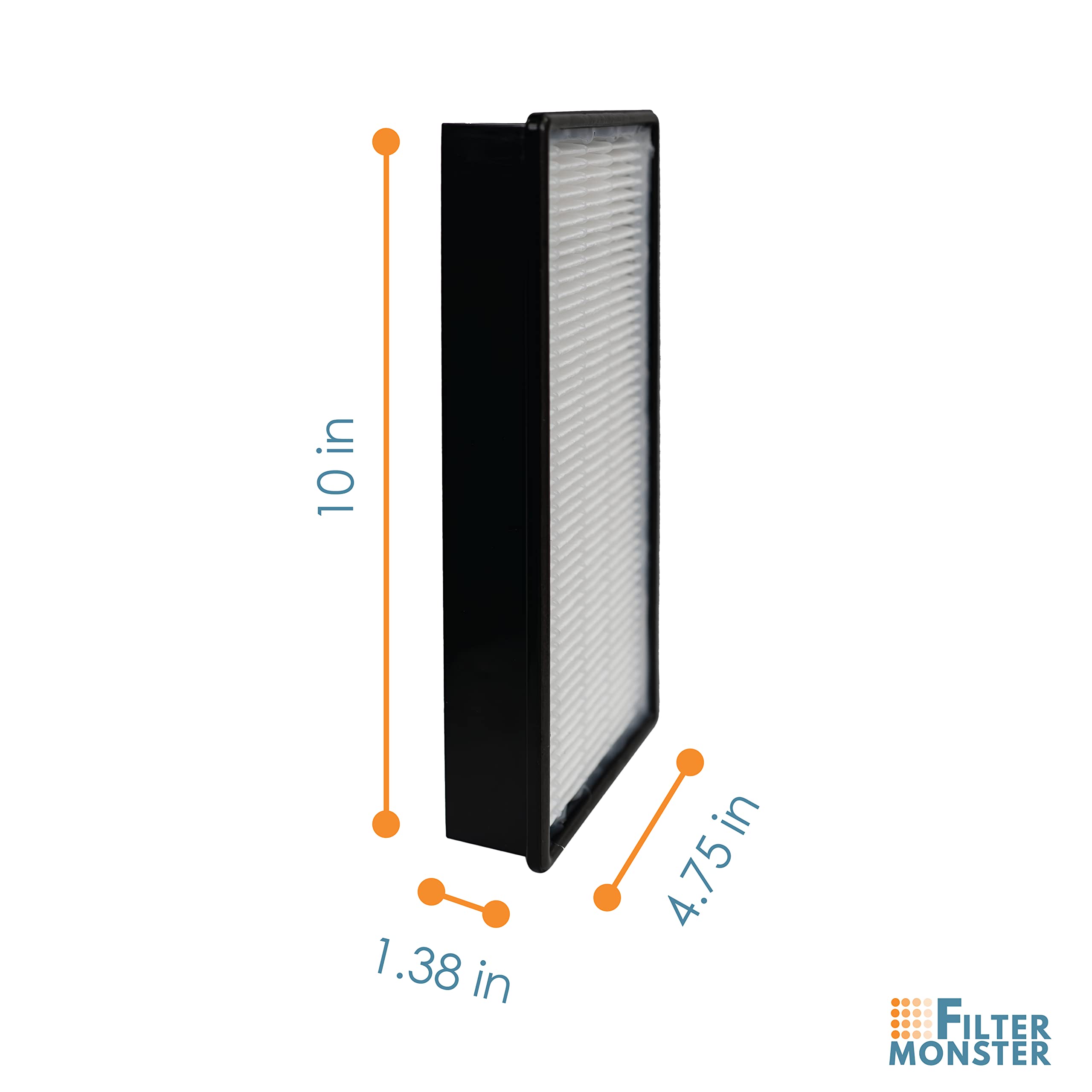 Filter-Monster – Replacement HEPA Filters, 2 Pack – Compatible with Honeywell HRF-H2 Filter H for HPA060, HPA160, HPA050, HPA150, HHT055, HHT155 Air Purifiers