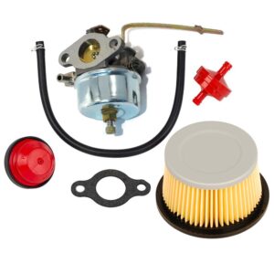 HIFROM Carburetor Carb kit Replacement for Tecumseh 631921 631070 631070A 631074 H25 H30 H35 H40 with Air Filter 30727 30604 John Deer AM30900 Cub Cadet 488619 488619-R1 Lesco 050113