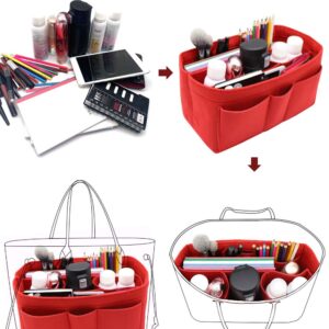 LEXSION Felt Insert Bag Organizer Bag In Bag For Handbag Purse Organizer Fits Speedy Neverful