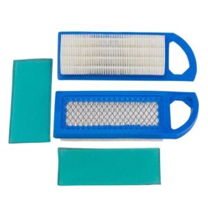 heyzlass 2 pack 698083 697153 air filters with pre filter, compatible with john deere gy20573 craftsman lawn mower air filter