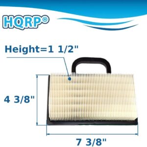 HQRP Filter Cartridge with Pre-Cleaner Compatible with Poulan Pro DPR22H48ST, PBGT22H48, PB20H42YT, PB22H42YT, PB22H48YT Lawn Tractors, 499486S 273638S Replacement