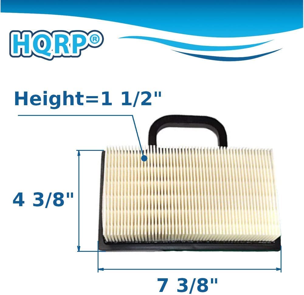 HQRP Filter Cartridge with Pre-Cleaner Compatible with Poulan Pro DPR22H48ST, PBGT22H48, PB20H42YT, PB22H42YT, PB22H48YT Lawn Tractors, 499486S 273638S Replacement