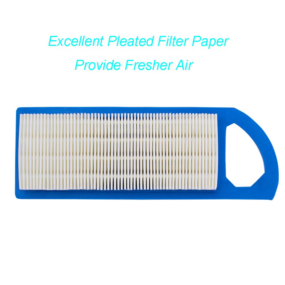 HEYZLASS 2 Pack 698083 697153 Air Filters with Pre Filter, Compatible with John Deere GY20573 Craftsman Lawn Mower Air Filter