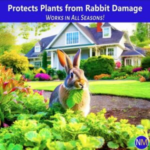 Nature’s MACE 40 Ounce Rabbit Repellent Spray, Rabbit Deterrent for Garden, Rabbit Repellent Outdoor, Rabbit Repellent for Garden, Safe for Dogs, Pets, People, & Plants