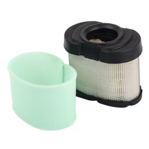 HIFROM Replacement for 792105 Air Filter Pre Filter with 493629 Fuel Filter Spark Plug Replacement for 276890 407777 40G777 John Deere Z245 Z425 LA155