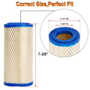 HIFROM Air Filter Compatible with Kohler 25 083 02-S Kawasaki 11013-7029 11013-7048 Deere M113621 820263