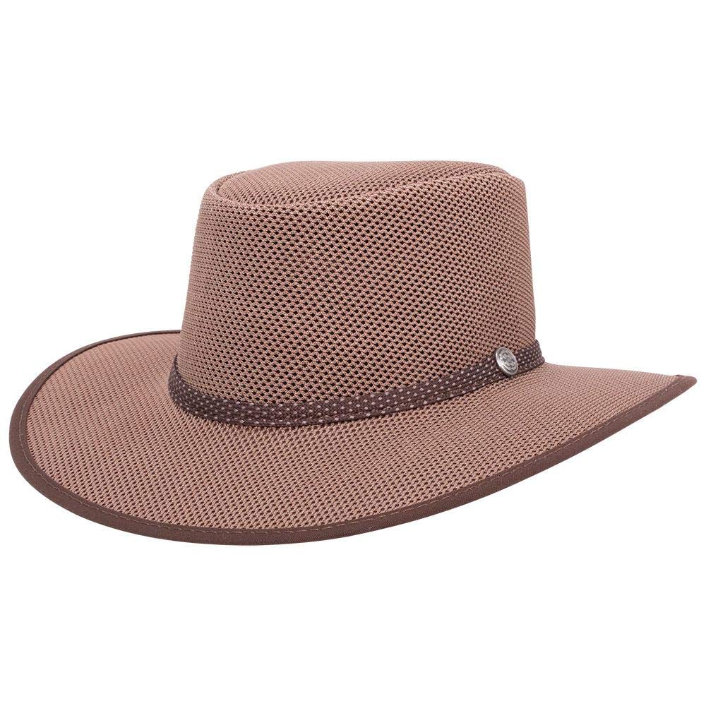 American Hat Makers Summer Hats for Men & Women - Cabana Hat - Beach & Golf Hats Walnut