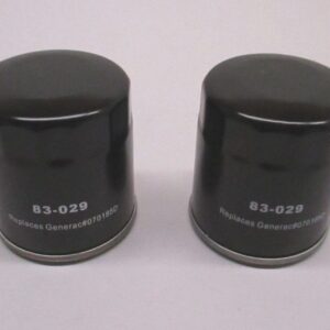 2 Pack Oregon 83-029 Oil Filter for Generac 070185D 27 Micron