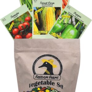 Black Duck Brand 50 Packs Assorted Heirloom Vegetable Seeds 20+ Varieties All Seeds are Heirloom, 100% Non-GMO