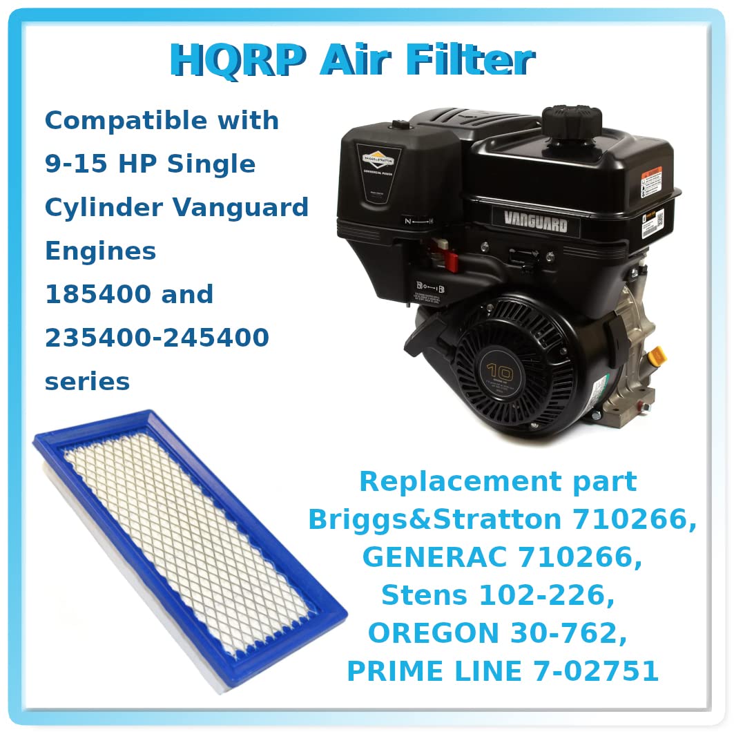 HQRP Filter compatible with Briggs&Stratton 185430, 185432, 185436, 185437, 185462, 185467, 187432, 187437 Series Vanguard Engines