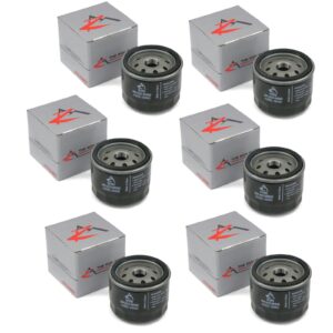 the rop shop | (pack of 6) oil filters stens 120-485, rotary 6929, ferris 2102278x1, hustler 602581