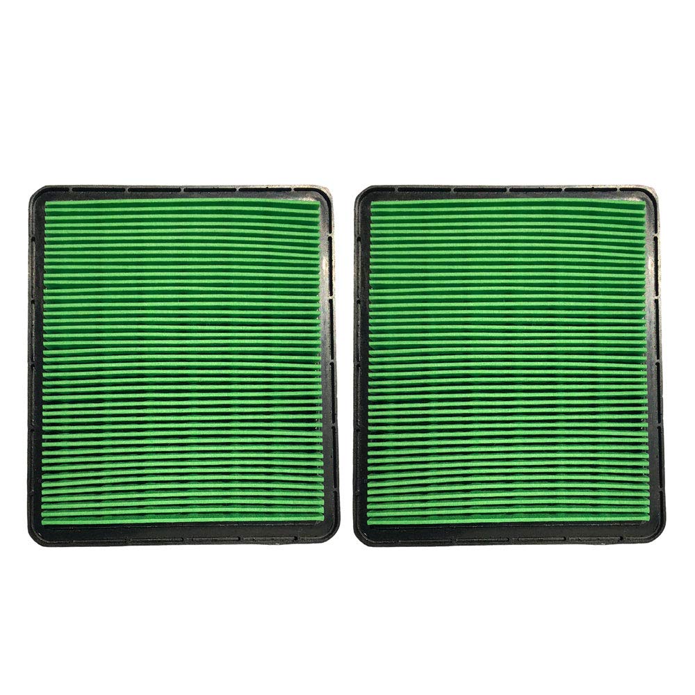 HEYZLASS 2 Pack GCV160 Air Filter, Compatible with Honda Engine GC160 GC190 GCV190 GX100 17211-zl8-023, Replace Lawn Mower Flat OEM Air Cleaner