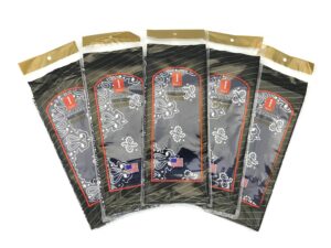 hav-a-hank genuine made in usa bandanna handkerchief 22 in extra large bandana [5 pack] (navy)