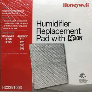 honeywell hc22e1003/u pad with ag ion coating for he100, he150, he220 and he225 humidifiers