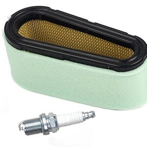 HIFROM 496894 Air Filter 272403S Pre Filter with Spark Plug Replacement for 12.5-17 HP Engines Replace 496894S 493909