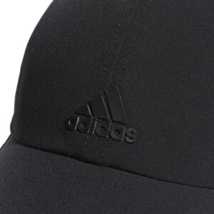 adidas Women's Superlite Relaxed Fit Performance Hat, Black/White/3d Pixel, One Size