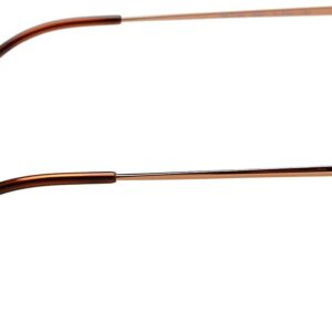 Ray-Ban RX7140 Square Prescription Eyeglass Frames, Striped Havana/Demo Lens, 51 mm