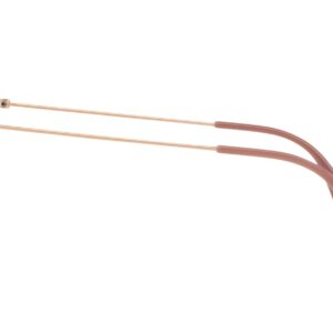 Ray-Ban RB3546 Round Sunglasses, Beige On Copper/Clear Gradient Brown, 49 mm