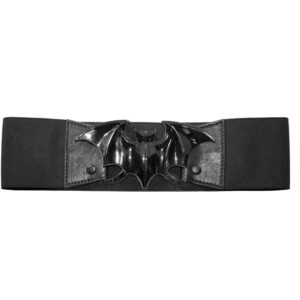 kreepsville 666 women's bat elastic belt black 2xl/3xl