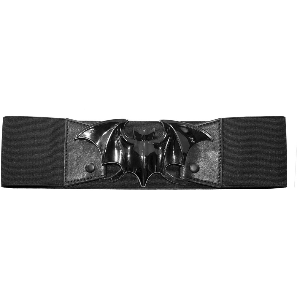 Kreepsville 666 Women's Bat Elastic Belt Black 2XL/3XL