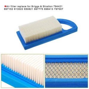 HIFROM Air Filter with 697292 Pre Filter Spark Plug Replacement for Engines 794421 697152 613022 650821 697775